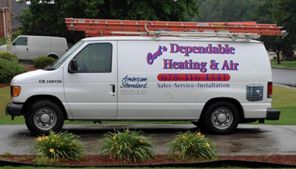 Curt's Dependable Heating & Air Van